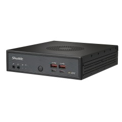 Shuttle Slim AI PC DN11H9 135L - Powerful Black Intel SoC Mini PC, Model No. 0887993007311